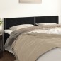 vidaXL Cabeceros 2 unidades de terciopelo negro 80x5x78/88 cm vidaXL Cabeceros 2 unidades de terciopelo negro 80x5x78/88 cm