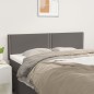 vidaXL Cabeceros 2 unidades cuero sintético gris 72x5x78/88 cm vidaXL Cabeceros 2 unidades cuero sintético gris 72x5x78/88 cm