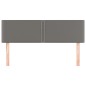 vidaXL Cabeceros 2 unidades cuero sintético gris 72x5x78/88 cm vidaXL Cabeceros 2 unidades cuero sintético gris 72x5x78/88 cm
