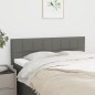 vidaXL Cabeceros 2 unidades tela gris oscuro 72x5x78/88 cm vidaXL Cabeceros 2 unidades tela gris oscuro 72x5x78/88 cm