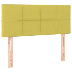 vidaXL Cabecero de tela verde 100x5x78/88 cm