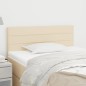 vidaXL Cabecero de tela color crema 90x5x78/88 cm vidaXL Cabecero de tela color crema 90x5x78/88 cm