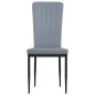 vidaXL Sillas de comedor 2 unidades terciopelo gris claro vidaXL Sillas de comedor 2 unidades terciopelo gris claro