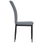 vidaXL Sillas de comedor 2 unidades terciopelo gris claro vidaXL Sillas de comedor 2 unidades terciopelo gris claro