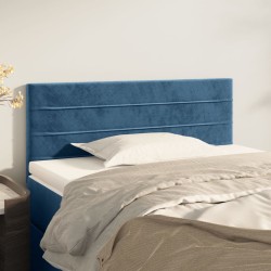 vidaXL Cabecero de terciopelo azul oscuro 90x5x78/88 cm