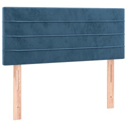 vidaXL Cabecero de terciopelo azul oscuro 90x5x78/88 cm