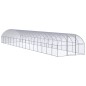 vidaXL Gallinero de exterior de acero galvanizado 3x16x2 m