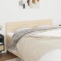 vidaXL Cabeceros 2 unidades de tela color crema 90x5x78/88 cm vidaXL Cabeceros 2 unidades de tela color crema 90x5x78/88 cm