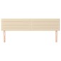 vidaXL Cabeceros 2 unidades de tela color crema 90x5x78/88 cm vidaXL Cabeceros 2 unidades de tela color crema 90x5x78/88 cm