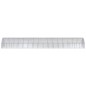 vidaXL Gallinero de exterior de acero galvanizado 3x16x2 m