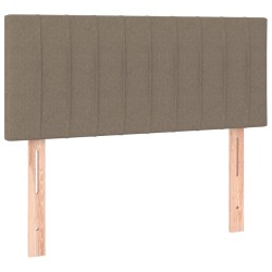 vidaXL Cabecero de tela gris taupe 80x5x78/88 cm