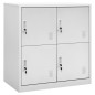vidaXL Armarios taquilla 2 uds de acero gris claro 90x45x92,5 cm vidaXL Armarios taquilla 2 uds de acero gris claro 90x45x92,5 cm