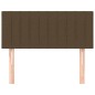 vidaXL Cabecero de tela marrón oscuro 100x5x78/88 cm vidaXL Cabecero de tela marrón oscuro 100x5x78/88 cm