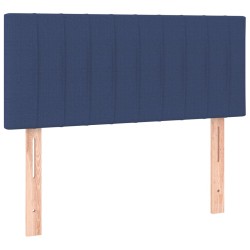 vidaXL Cabecero de tela azul 80x5x78/88 cm