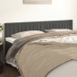 vidaXL Cabeceros 2 unidades de terciopelo gris oscuro 80x5x78/88 cm vidaXL Cabeceros 2 unidades de terciopelo gris oscuro 80x5x78/88 cm