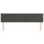 vidaXL Cabeceros 2 unidades de terciopelo gris oscuro 80x5x78/88 cm vidaXL Cabeceros 2 unidades de terciopelo gris oscuro 80x5x78/88 cm