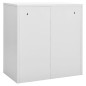 vidaXL Armarios taquilla 2 uds de acero gris claro 90x45x92,5 cm vidaXL Armarios taquilla 2 uds de acero gris claro 90x45x92,5 cm