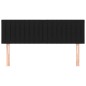 vidaXL Cabeceros 2 unidades tela negro 72x5x78/88 cm vidaXL Cabeceros 2 unidades tela negro 72x5x78/88 cm