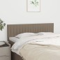 vidaXL Cabeceros 2 unidades tela gris taupe 72x5x78/88 cm vidaXL Cabeceros 2 unidades tela gris taupe 72x5x78/88 cm