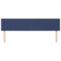 vidaXL Cabeceros 2 unidades de tela azul 100x5x78/88 cm vidaXL Cabeceros 2 unidades de tela azul 100x5x78/88 cm