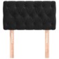 vidaXL Cabecero de terciopelo negro 80x7x78/88 cm vidaXL Cabecero de terciopelo negro 80x7x78/88 cm