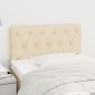 vidaXL Cabecero de tela color crema 80x7x78/88 cm vidaXL Cabecero de tela color crema 80x7x78/88 cm