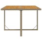 vidaXL Set comedor de jardín 5 pzas con cojines ratán sintético beige vidaXL Set comedor de jardín 5 pzas con cojines ratán sintético beige