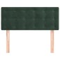 vidaXL Cabecero de terciopelo verde oscuro 80x5x78/88 cm