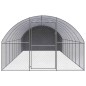 vidaXL Gallinero de exterior de acero galvanizado 3x10x2 m