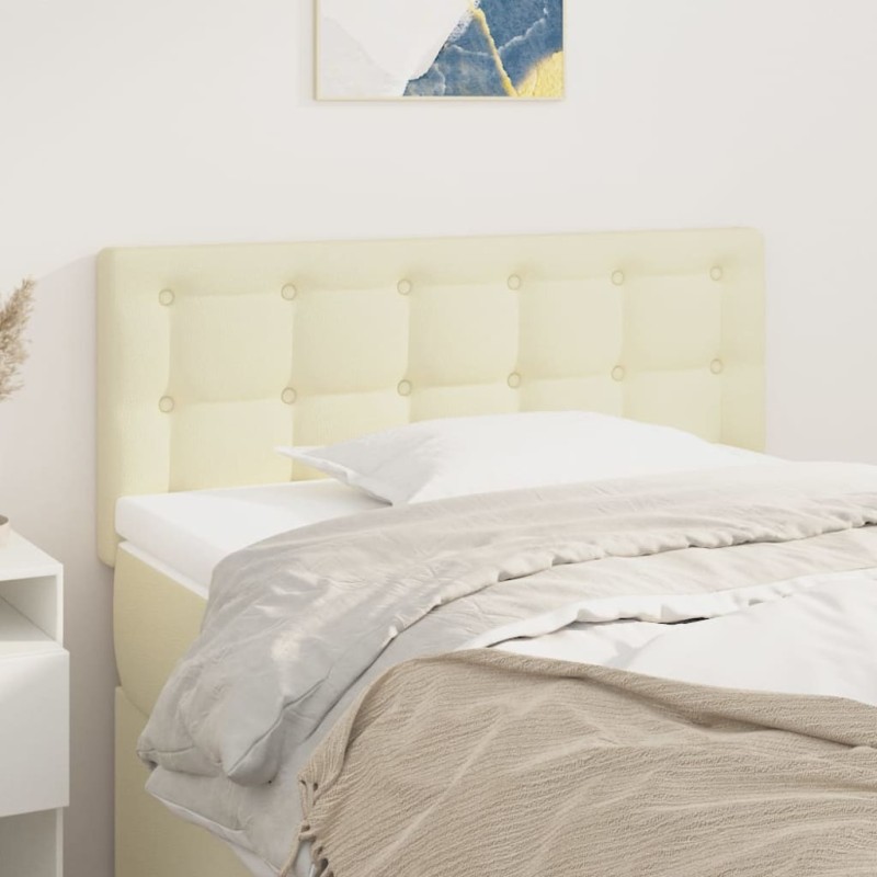 vidaXL Cabecero de cuero sintético color crema 90x5x78/88 cm vidaXL Cabecero de cuero sintético color crema 90x5x78/88 cm