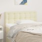 vidaXL Cabecero de cuero sintético color crema 90x5x78/88 cm vidaXL Cabecero de cuero sintético color crema 90x5x78/88 cm