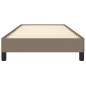 vidaXL Estructura de cama de tela gris taupe 90x200 cm vidaXL Estructura de cama de tela gris taupe 90x200 cm
