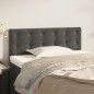 vidaXL Cabecero de terciopelo gris oscuro 80x5x78/88 cm vidaXL Cabecero de terciopelo gris oscuro 80x5x78/88 cm