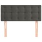 vidaXL Cabecero de terciopelo gris oscuro 80x5x78/88 cm vidaXL Cabecero de terciopelo gris oscuro 80x5x78/88 cm