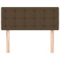 vidaXL Cabecero de tela marrón oscuro 100x5x78/88 cm vidaXL Cabecero de tela marrón oscuro 100x5x78/88 cm
