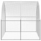 vidaXL Gallinero de exterior de acero galvanizado 3x10x2 m