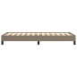 vidaXL Estructura de cama de tela gris taupe 90x190 cm vidaXL Estructura de cama de tela gris taupe 90x190 cm