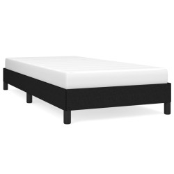 vidaXL Estructura de cama de tela negra 90x200 cm