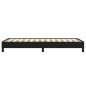 vidaXL Estructura de cama de tela negra 90x200 cm vidaXL Estructura de cama de tela negra 90x200 cm
