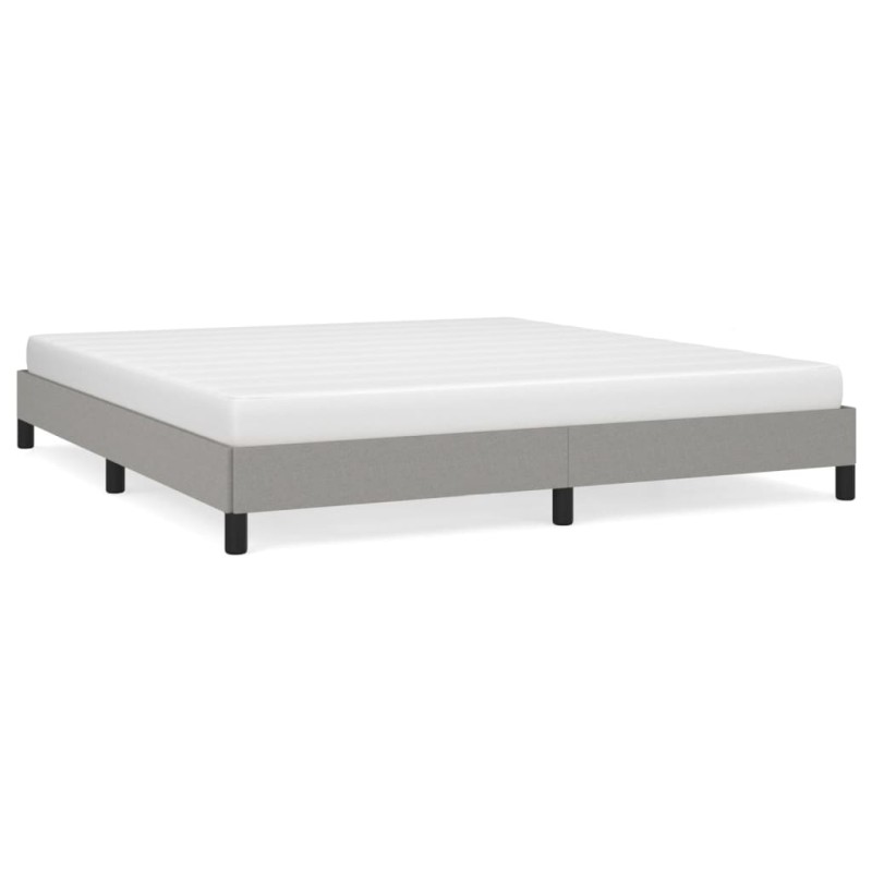 vidaXL Estructura de cama gris claro tela 180x200 cm vidaXL Estructura de cama gris claro tela 180x200 cm