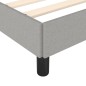 vidaXL Estructura de cama gris claro tela 180x200 cm vidaXL Estructura de cama gris claro tela 180x200 cm