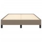 vidaXL Estructura de cama de tela gris taupe 120x200 cm vidaXL Estructura de cama de tela gris taupe 120x200 cm