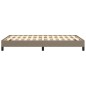 vidaXL Estructura de cama de tela gris taupe 120x200 cm vidaXL Estructura de cama de tela gris taupe 120x200 cm