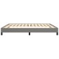 vidaXL Estructura de cama de tela gris oscuro 160x200 cm