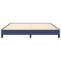 vidaXL Estructura de cama de tela azul 160x200 cm vidaXL Estructura de cama de tela azul 160x200 cm