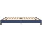 vidaXL Estructura de cama de tela azul 160x200 cm vidaXL Estructura de cama de tela azul 160x200 cm