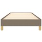vidaXL Estructura de cama de tela gris taupe 80x200 cm