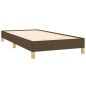 vidaXL Estructura de cama de tela marrón 90x190 cm vidaXL Estructura de cama de tela marrón 90x190 cm