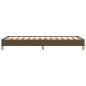 vidaXL Estructura de cama de tela marrón 90x190 cm vidaXL Estructura de cama de tela marrón 90x190 cm