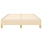 vidaXL Estructura de cama de tela color crema 120x200 cm vidaXL Estructura de cama de tela color crema 120x200 cm